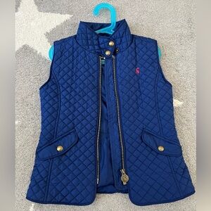 Girls Joules quilted Gilet (vest)